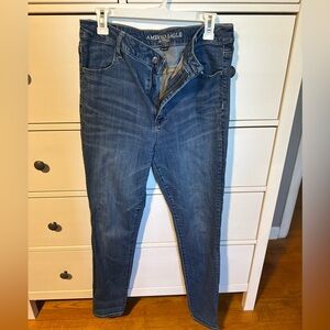American Eagle Outfitters High Rise Blue Jeans